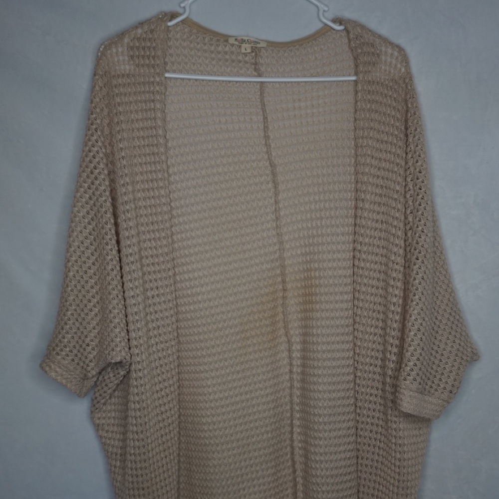 Tan cardigan